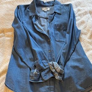 Old Navy Classic Blue Denim Shirt